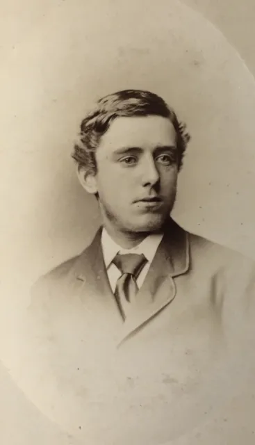 1870’s CDV PHOTO Named Handsome Young English Man England
