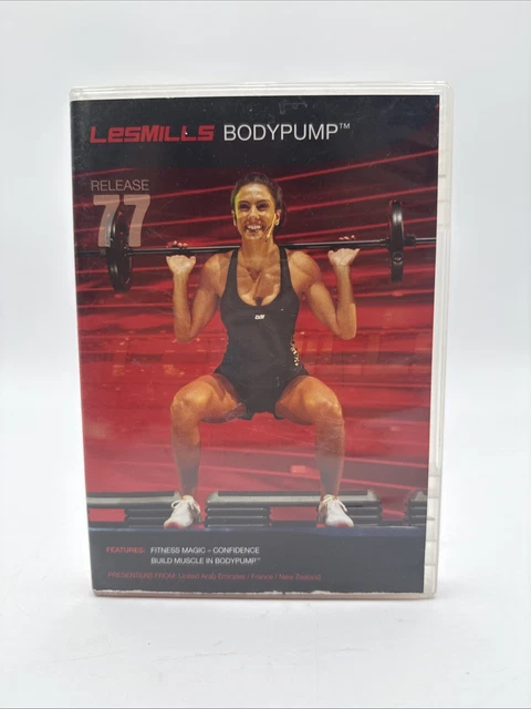 LES MILLS BODYPUMP Body Pump 66 DVD, CD and Notes Strength Workout