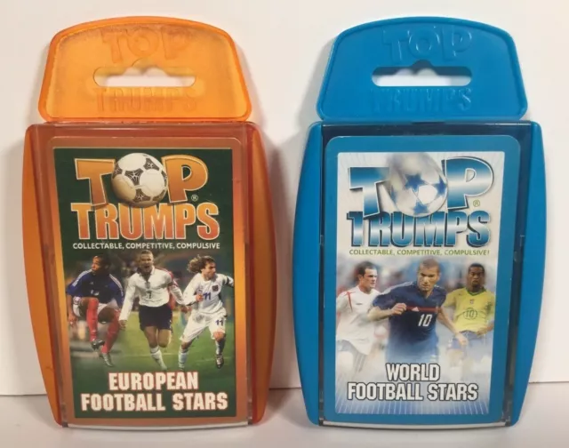 Top Trumps  Winning Moves  European Football Stars + World Stars Card Game