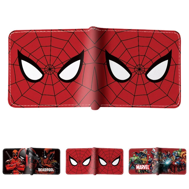 Portafoglio Bambino Supereroe - Portamonete In Pelle PU Con Spider-Man