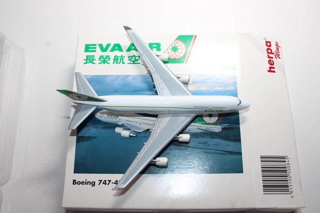 Lot De 2 Avions Boeing Herpa 1/500 : Philippine Airlines 747-400 & Varig 777-200 - NEUFS