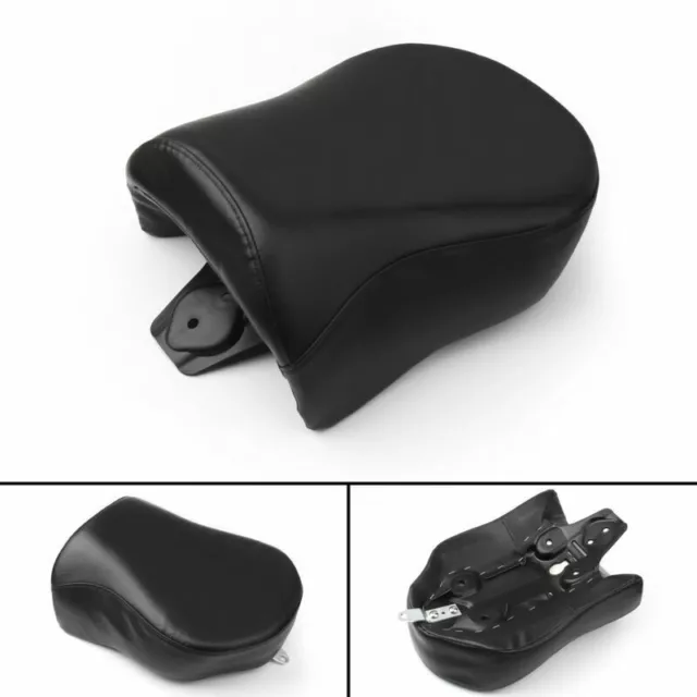 Black Motorcycle Rear Passenger Pillion Seat Pour Moto Dyna FXD FXDL 06-09 E3