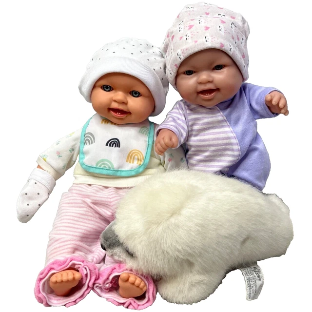 BERENGUER TINKERS Baby Doll Bundle Lot With Clothing Seal Plush