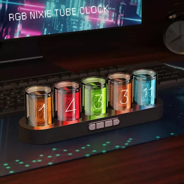 NEW Nixie Tube Digital Clock RGB LED