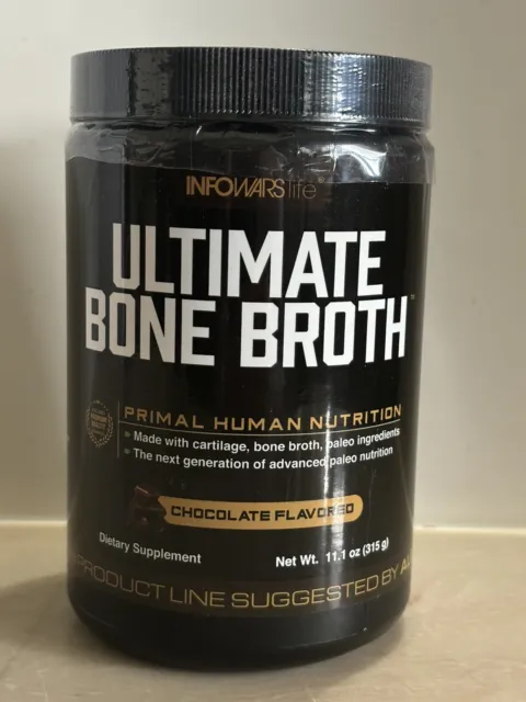 Ultimate Bone Broth Chocolate 3Type Collagen W/ BeePollen Ancient PeatMoss
