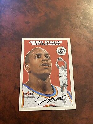 WOW 2000 FLEER Tradition Jerome Williams RARE SP SHORT PRINTED Detroit Pistons $ 