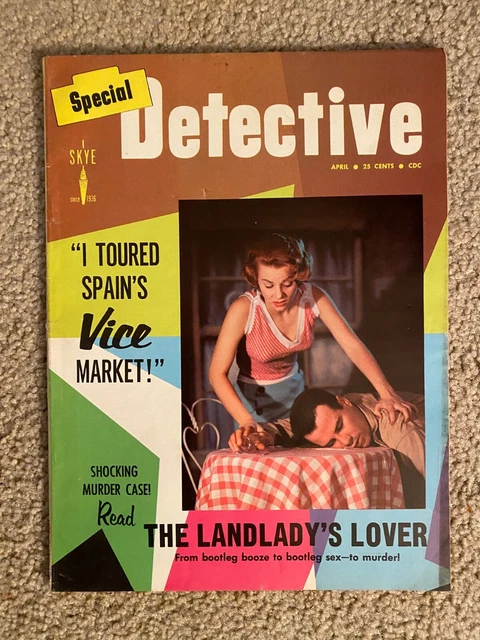 MAGAZINE: SPECIAL DETECTIVE: April 1958: rare true crime pulp £37.16 ...