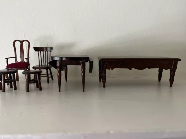 miniature dollhouse furniture lot