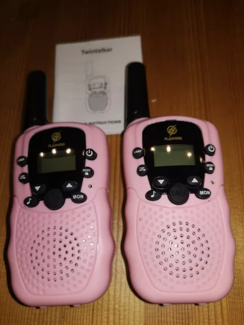 walkie talkie 3km Reichweite Pink