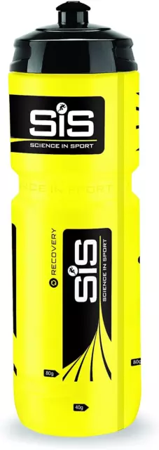 Science In Sport SIS Yellow Sports Water Bottle, Plastic Water Bottle, Black 800