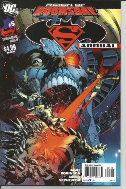 DC Comics SUPERMAN BATMAN ANNUAL #5 (Reign of Doomsday) 2011