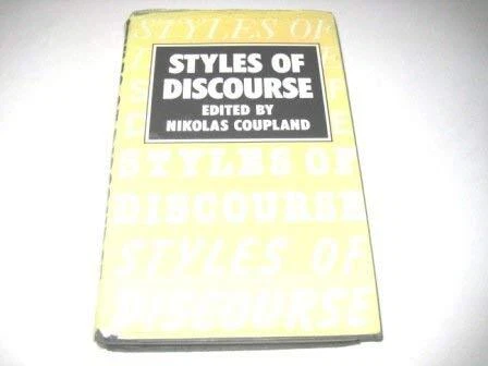 STYLES OF DISCOURSE, , Good Condition, ISBN 0709948522 EUR 4,93 ...