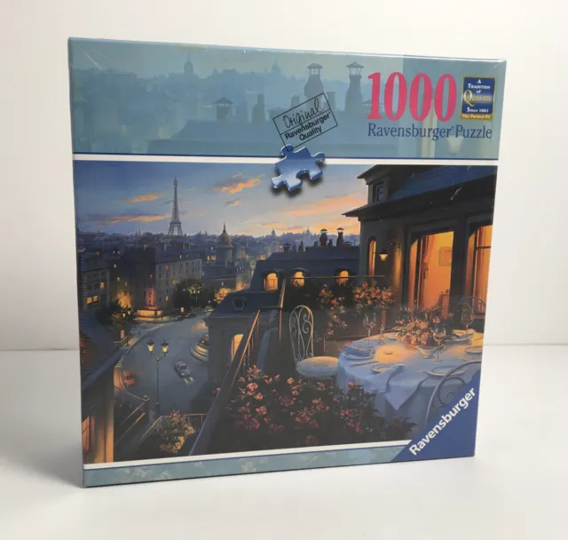Ravensburger 1000 Piece Jigsaw Puzzle “Paris Balcony” 27”x20” SEALED