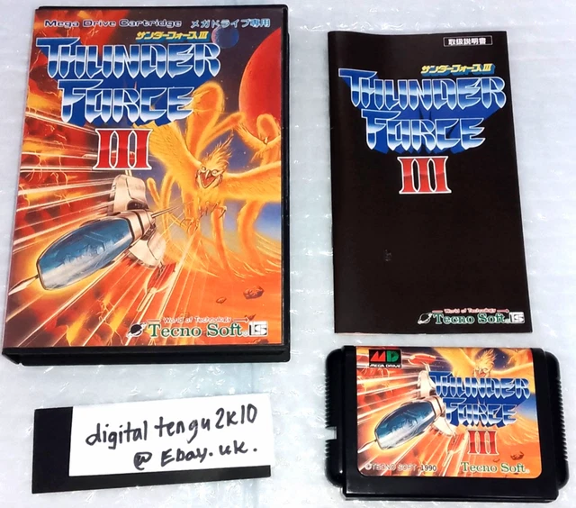 60-05 SEGA MEGADRIVE Mega Drive Thunder Force Iii Japan EUR 70,00