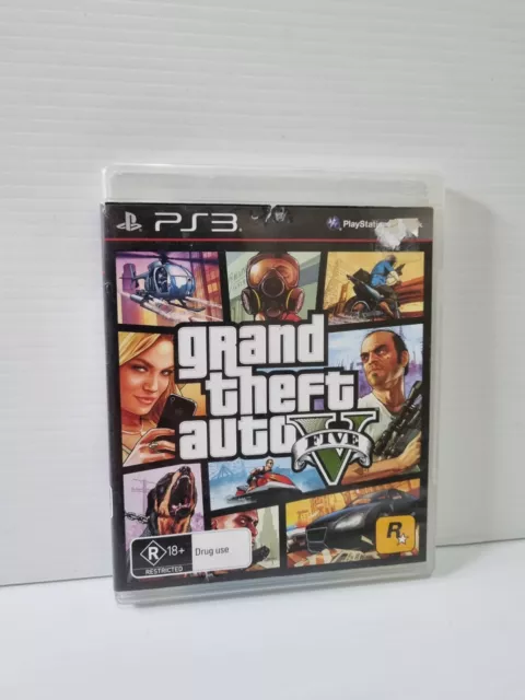 Grand Theft Auto V - GTA 5 - With Map & Manual - Playstation 3 / PS3