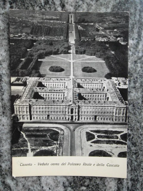 cartolina caserta veduta aerea palazzo reale