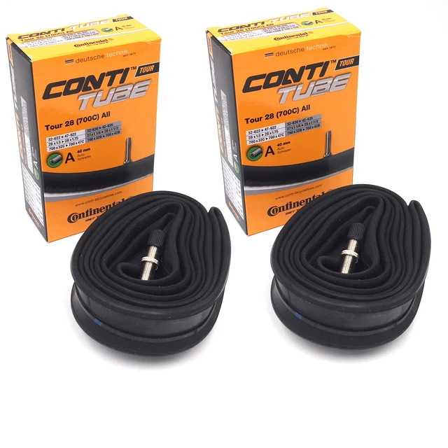 Continental Tour 28 700x32-47c Tourenrad Innenrohr 40mm Schrader Ventil x2