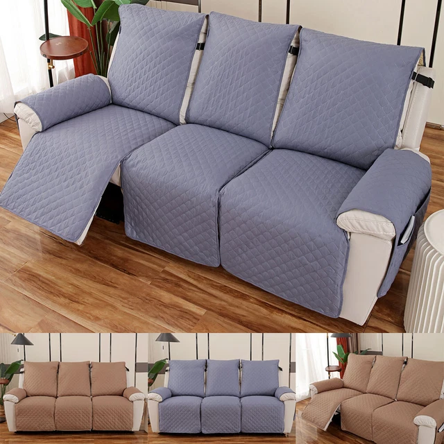 Quilted Sofa Cover Throw Couch Slip Covers Waterproof Pet Furniture Protector US