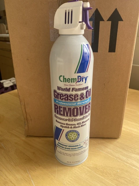 Wholesale Joblot of 12 bottle ChemDry Grease +Oil Remover,Proffessional Strength