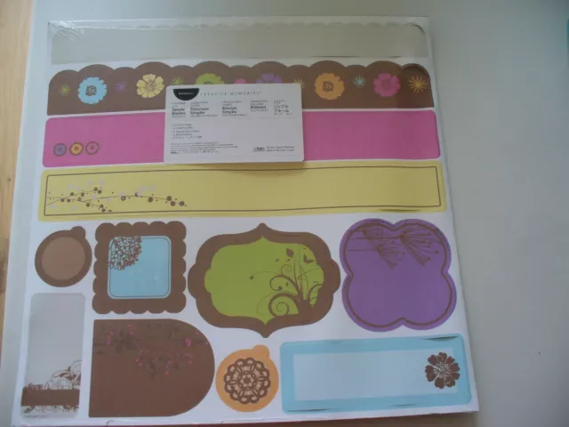 Creative Memories Simple Blooms Border, Stickers & Idea Sheets Set BNIP 2