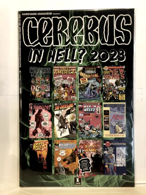 Cerebus In Hell? 2023 Preview VF/NM 1st Print Aardvark-Vanaheim Comics