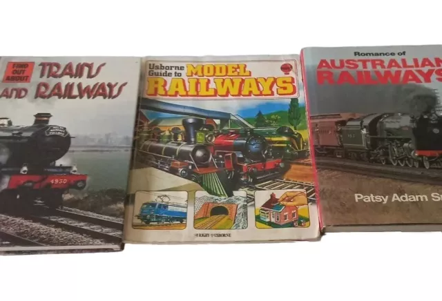 Trains & Model Railways Guide Books Vintage Australian Steam 3 Hardcover Books