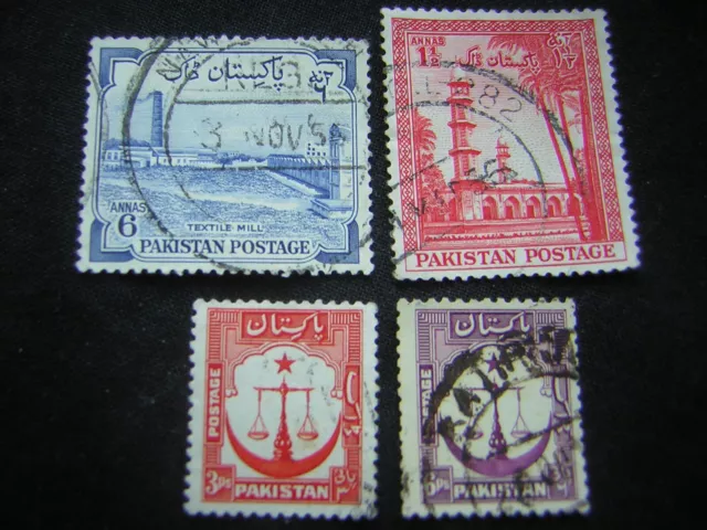 Briefmarken PAKISTAN gebraucht mit Stempel