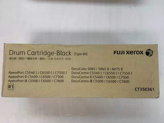 Genuine Fuji Xerox CT350361 Black Drum Kit for DocuColour 5065 6075 DocuCentre