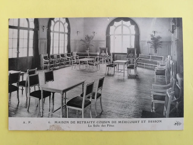 CPA CACHAN (Val de Marne) MAISON de RETRAITE COUSIN de MÉRICOURT Salle des Fêtes