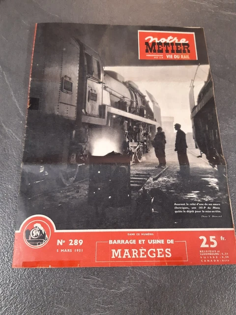 Revue Notre Métier N°191 Spécial électrification - Magazine Vie Du Rail, Occasion, Collector Pour Passionnés