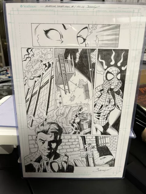 Mark Bagley Interior Original Art Superior Spider-Man Issue 1 Page 16