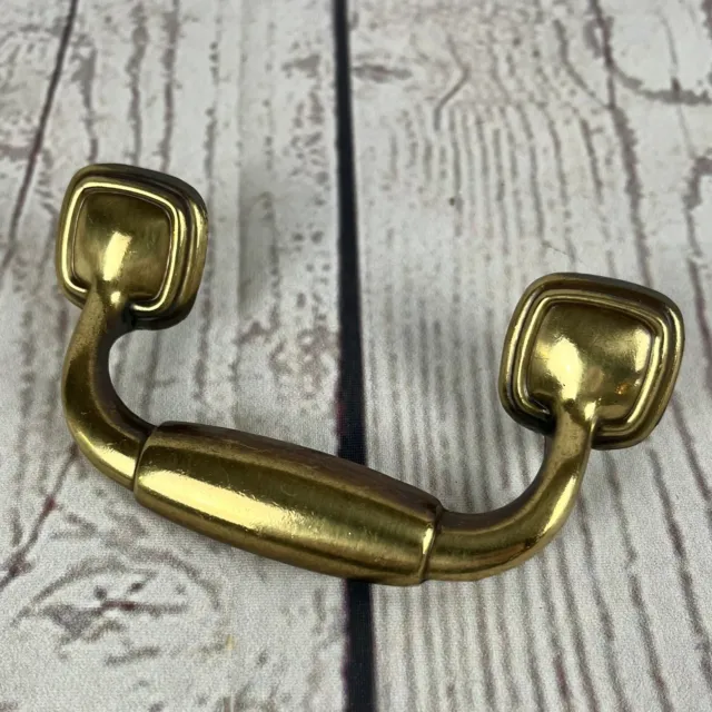 Vintage NOS Keeler Brass Co Brass Cabinet Drawer Pull - 3” Center