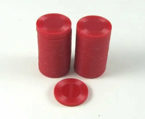Mini Poker Chip Tube - Red (50) (US IMPORT) ACC NEW