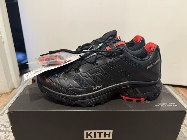 KITH FOR SALOMON XT-4K - Black / Scarab / Fiery Red Mens