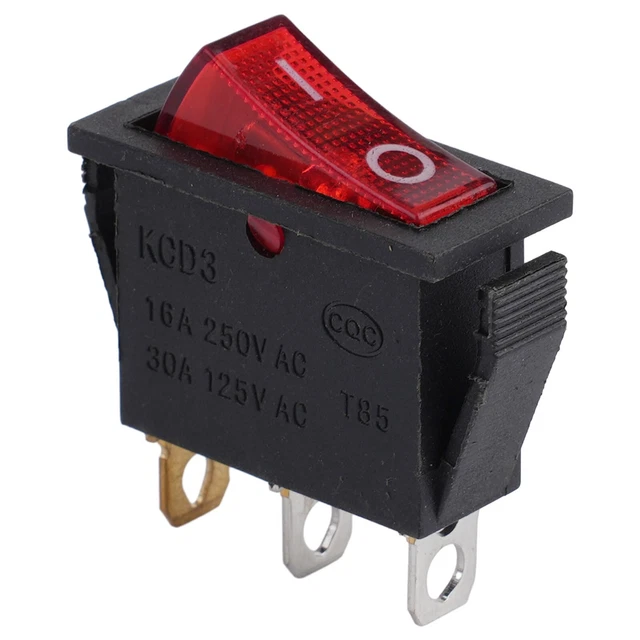 Versatile interruttore a dondolo auto barca 3 pin DPST adatto per molteplici fun