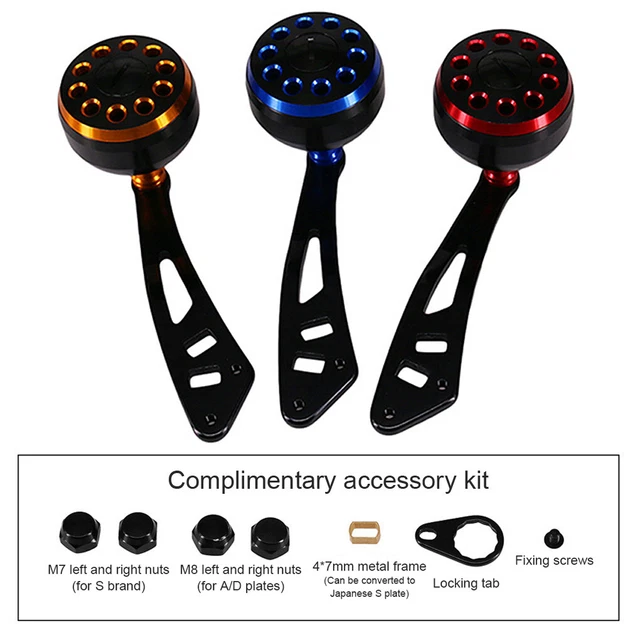 Fishing Reel Handle Wear-resistant Power Handles Aluminum Alloy Metal Knob