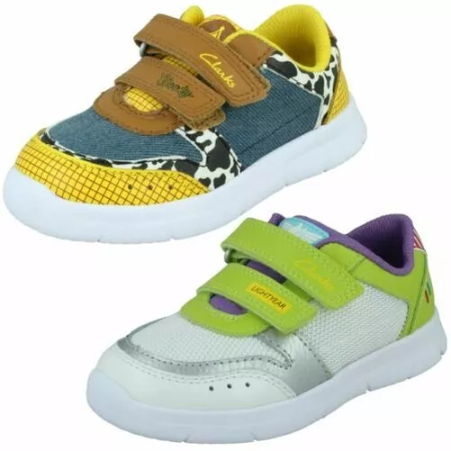 Bambini Clarks Gancio & Ciclo Scarpe Sportive Casual Ath Howdy