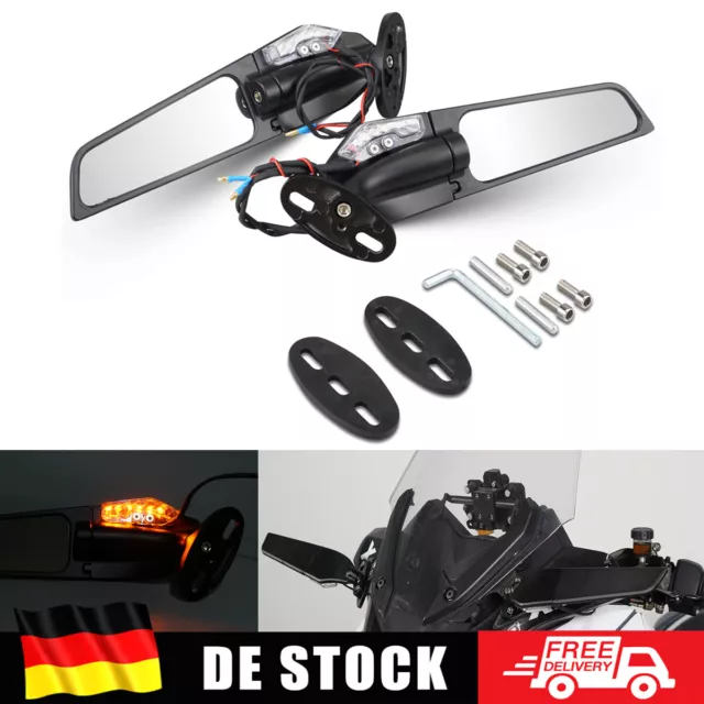 M5 Spiegel Rückspiegel mit Blinker Für Honda CBR250R/600R BMW S1000RR 2016-2021