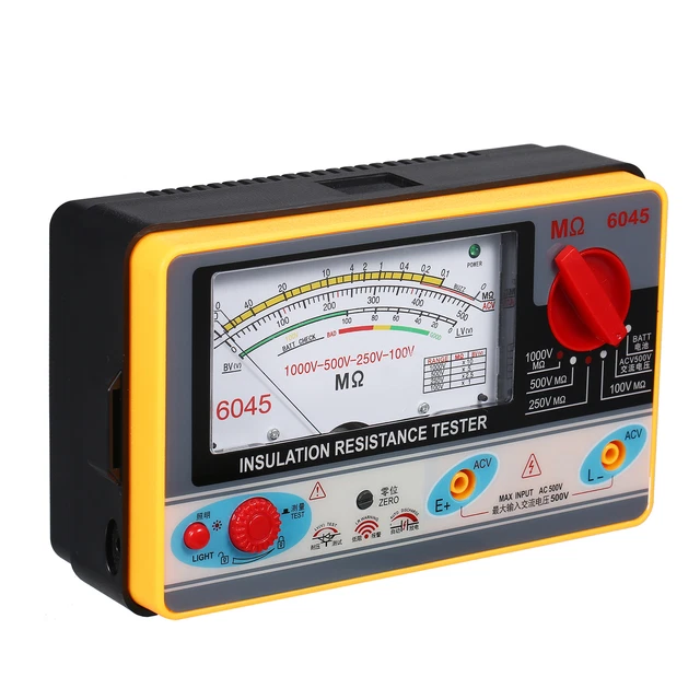Insulation Resistance Meter Digital Ohmmeter  Handheld Insulation B5Y2