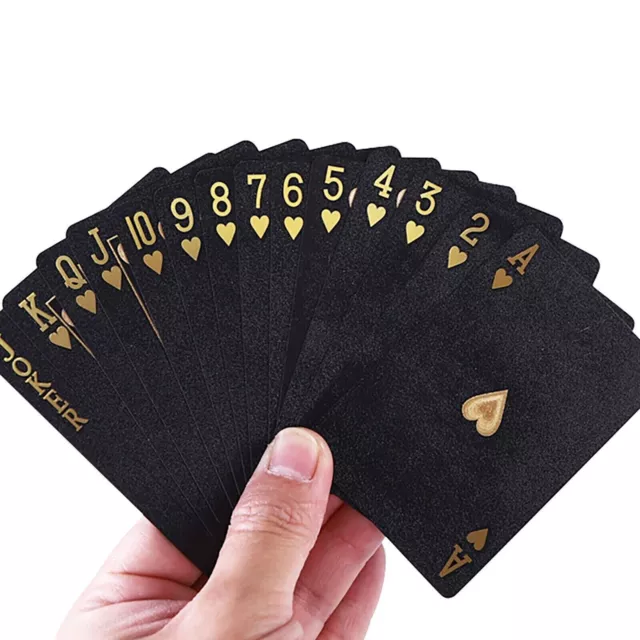 Poker Waterproof PVC Plastic Playing Cards Set Classic Magic Player Tricks Tool 3