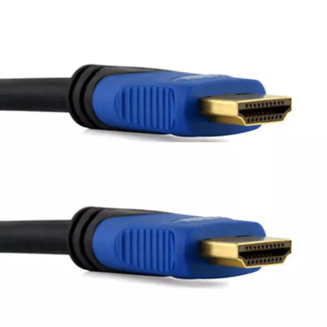 Premium HDMI Cable 15ft V1.4 Bluray 3D TV DVD PS4 HDTV Xbox LCD LED 1080P BLUE