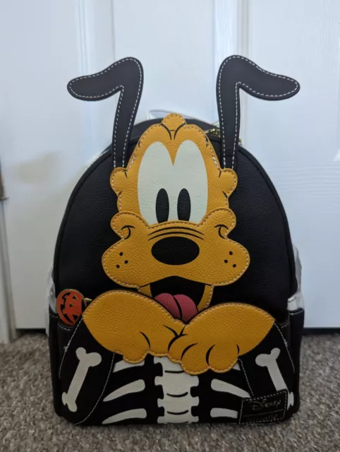Loungefly Halloween Pluto Skelleton Mini Backpack Purse - 671803395145