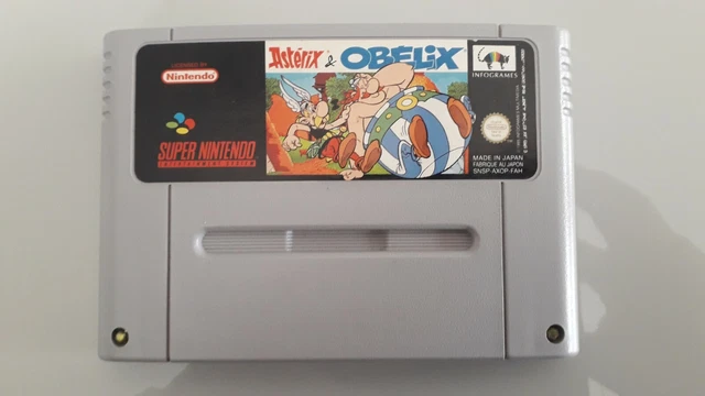 Jeu super nintendo ASTERIX & OBELIX Pal (N°2162)