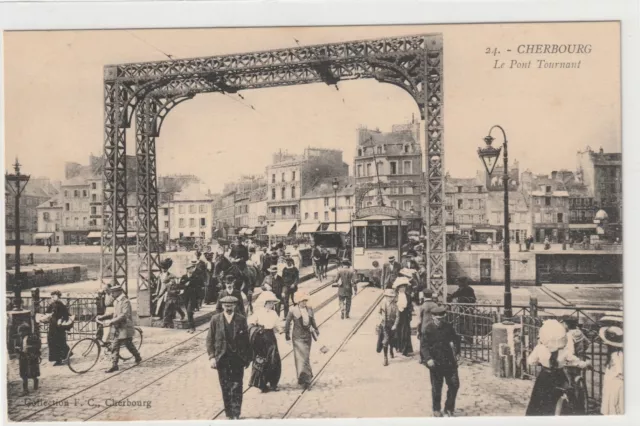 CPA - 50 - CHERBOURG - Pont Tournant