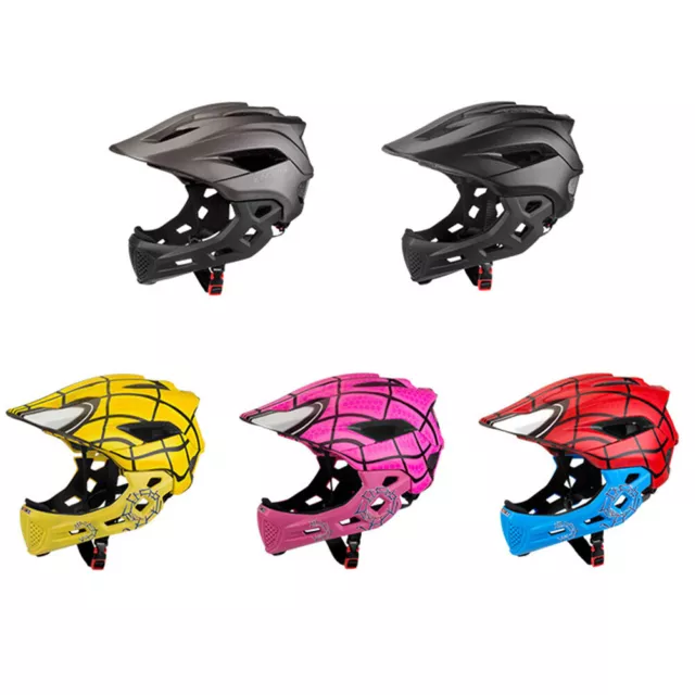 Lixada – casque velo casque velo enfant sport pour enfants, casque moto  visage complet amovible, pour cyclisme