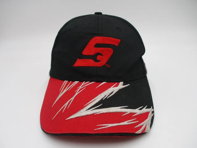 Snap On Tools Hat Cap Black Red Strap Back Adjustable Mens K Products