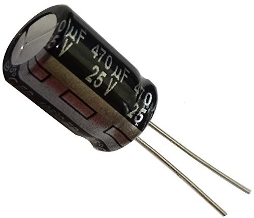 Condensateur électrolytique Radial - 470 µF - 25 V - 85°C