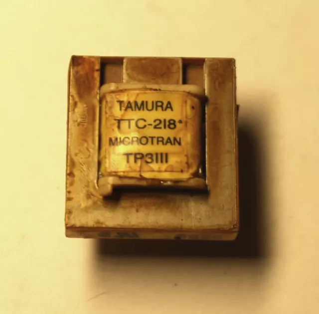 Tamura TTC-218 Telephone Coupling Transformer 600 Ohm 300-3500Hz