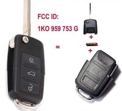 ADATA CHIAVE TELECOMANDO 5K0837202CT 434Mhz SI ADATA GOLF CADDY JETTA SCIROCCO EOS 