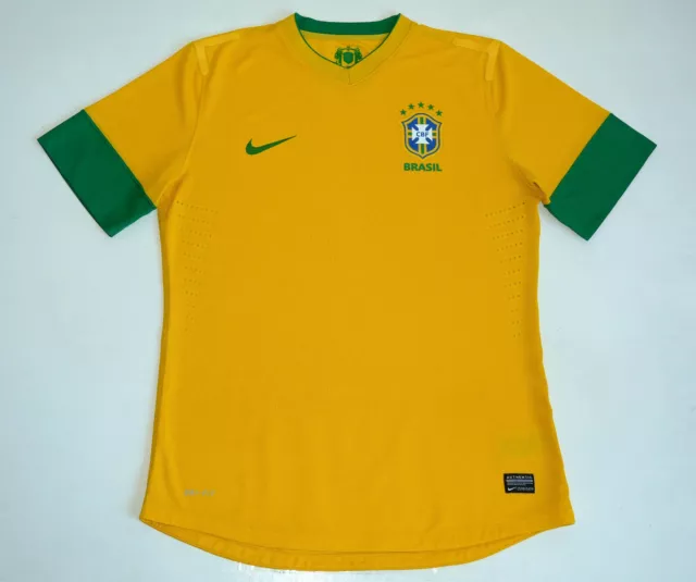 Brazil National Team  2012 – 2013 Home Player Issue Nike Shirt size Adult XL